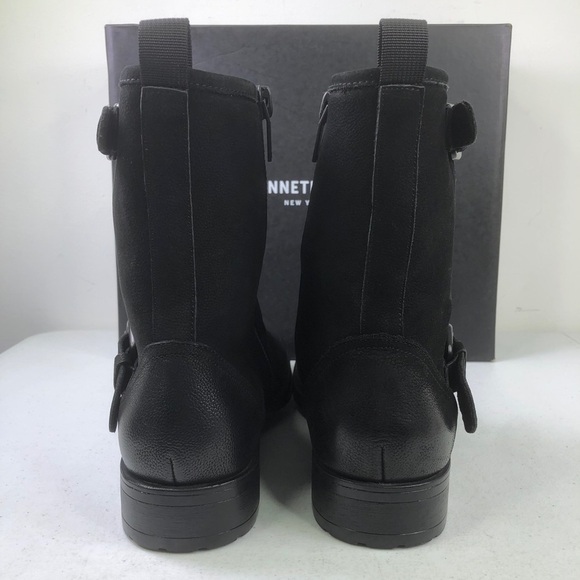 KENNETH Cole New York Hugh C Leather Moto Boots - Picture 6 of 9